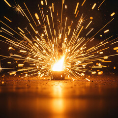 Explosive Spark Burst