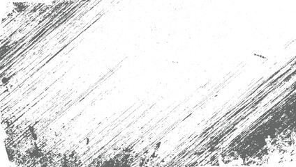 Gray diagonal lines and scattered speckles create a distressed texture on a white background.