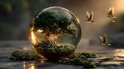 Beautiful small bird artwork high resolution image