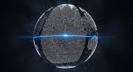 Fingerprint Globe - Security Technology
