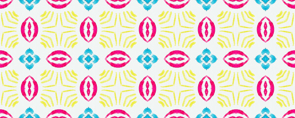 Ethnic Arabic. Colorful Ornament Tiles. Ethnic