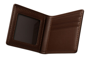 Bifold wallet with a clear ID window