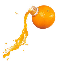 pouring orange juice