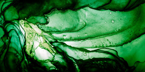 Colour Water Diffusion. Sea Watercolor Diffusion. Lime Color Oil Paint. Black Smear Paint. Organic Watercolor Spread. Oil Painted Background.