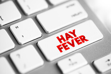 Hay Fever or allergic rhinitis - seasonal allergic reaction to pollen, causes cold-like symptoms,...