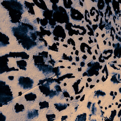 Wildlife Art Illustration. Winter Background