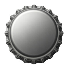 Metal bottle cap with a crimped edge
