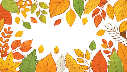 Obraz premium Autumn leaves background