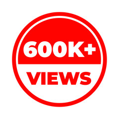 600k views PNG
600k views only png, stylish traffic growth template, creative milestone digital badge, user audience counter symbol, seo optimized png