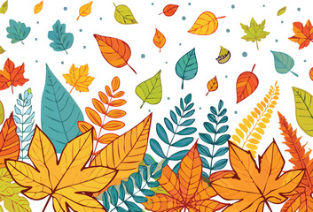 Obraz premium Autumn leaves background