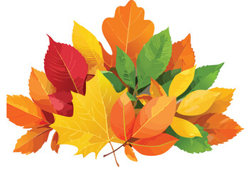 Autumn leaves background