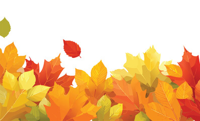Autumn leaves background