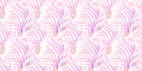 Watercolor Animal Prints. Seamless Batik.