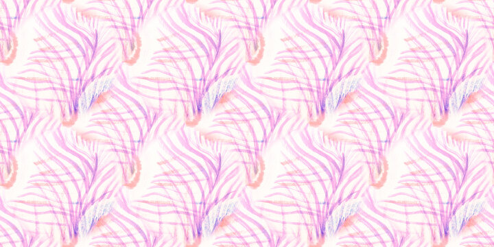 Watercolor Animal Prints. Seamless Batik.