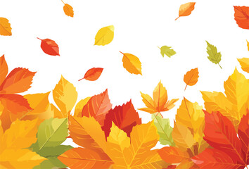 Autumn leaves background