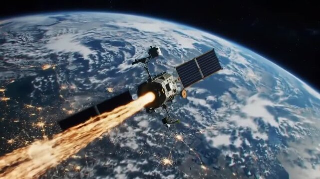 captivating_Satellite_orbiting_Earth_with_glowing__127