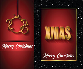 2026 Merry Christmas background for your seasonal invitations, festival posters, greetings cards.