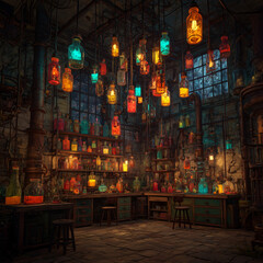 Obraz premium church in the night