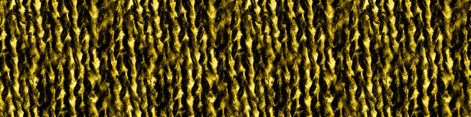 Cable Knit Texture. Gold Fabric Seamless. Yellow