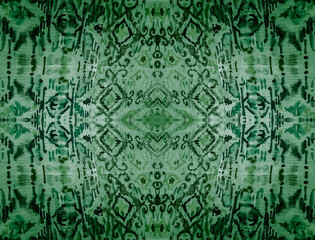 Sage Watercolor Zig Zag Designs. Sage Ikat Frame.