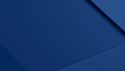 Dark blue gradient paper-cut layout with geometric square overlays and textured diagonal navy lines, for modern marketing visuals
