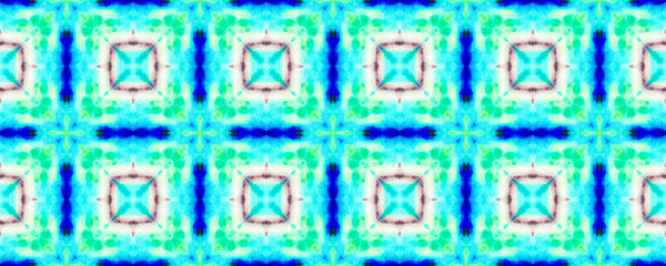 Aquamarine Tile Iranian. Tiling Persian. Salad