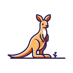 
kangaroo illustration design