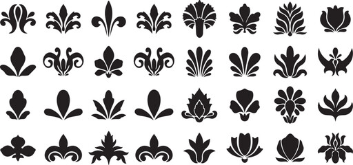 Ornamental Design Vector – Flourish, Vintage, Decorative, Border, Frame, Elegant, Abstract, Black, Outline, Minimal, Flat, Art, Illustration, Creative, Icon, Collection, Retro