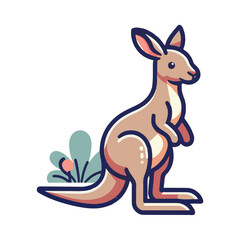 
kangaroo illustration design