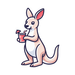 
kangaroo illustration design