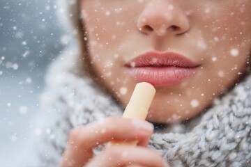 hygienic lipstick in winter