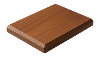 Wooden clapboard with beveled edge and smooth surface
