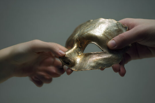 the image of a hand that manipulates another person's mind,