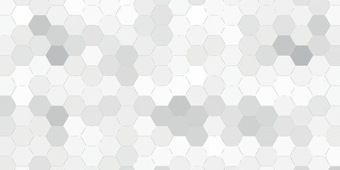 modern gray hexagon pattern. Vector illustration.