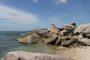 Grandfather Stone is located on Koh Samui, Thailand, which still maintains its natural beauty.