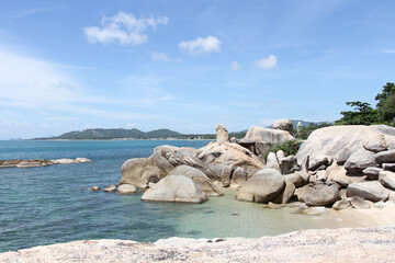 Grandfather Stone is located on Koh Samui, Thailand, which still maintains its natural beauty.