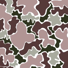 Unique abstract seamless pattern with earthy tones for modern fabric designs or creative backgrounds