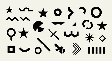 Bold geometric shapes create dynamic pattern for modern design projects and branding for social media content