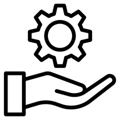 Service icon vector illustration