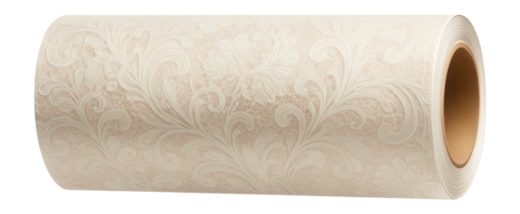 Roll of wrapping paper with elegant lace print