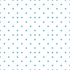 Blue Polka Dot Seamless Pattern