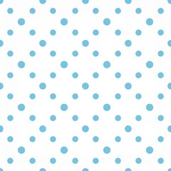 Blue Polka Dot Seamless Pattern