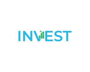 Investing finance logo profit logo,typography logo,Modern growth logo,graphic vector illustration And Abstract arrow shapes logo design.