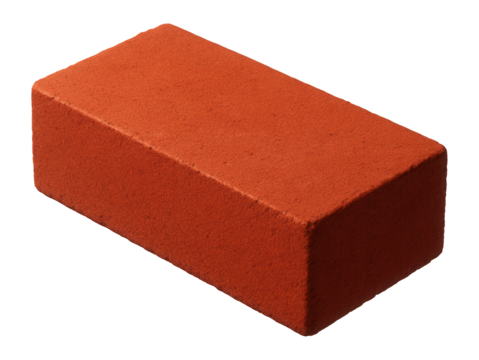 Red brick with heat resistance
