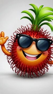 Lachender Rambutan