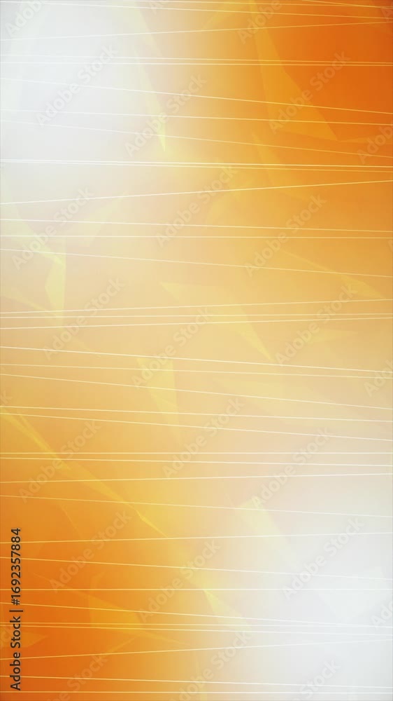 Poster enjoy a vibrant orange abstract animation with smooth lines transitions, enhancing a lively and ener