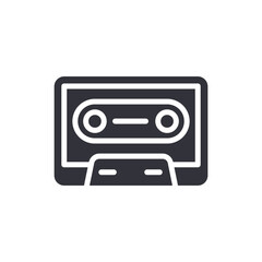 Obraz premium Isolated Cassette Illustration Capturing Audio Mediums And Sound Playback Dynamics In Gray Tones