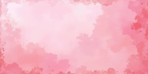 Pink watercolor abstract background with artistic paint texture and colorful splash design