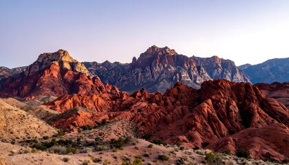 Fototapeta premium Rugged desert mountainscape