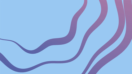 Abstract Wave Background Pastel Blue Purple Vector